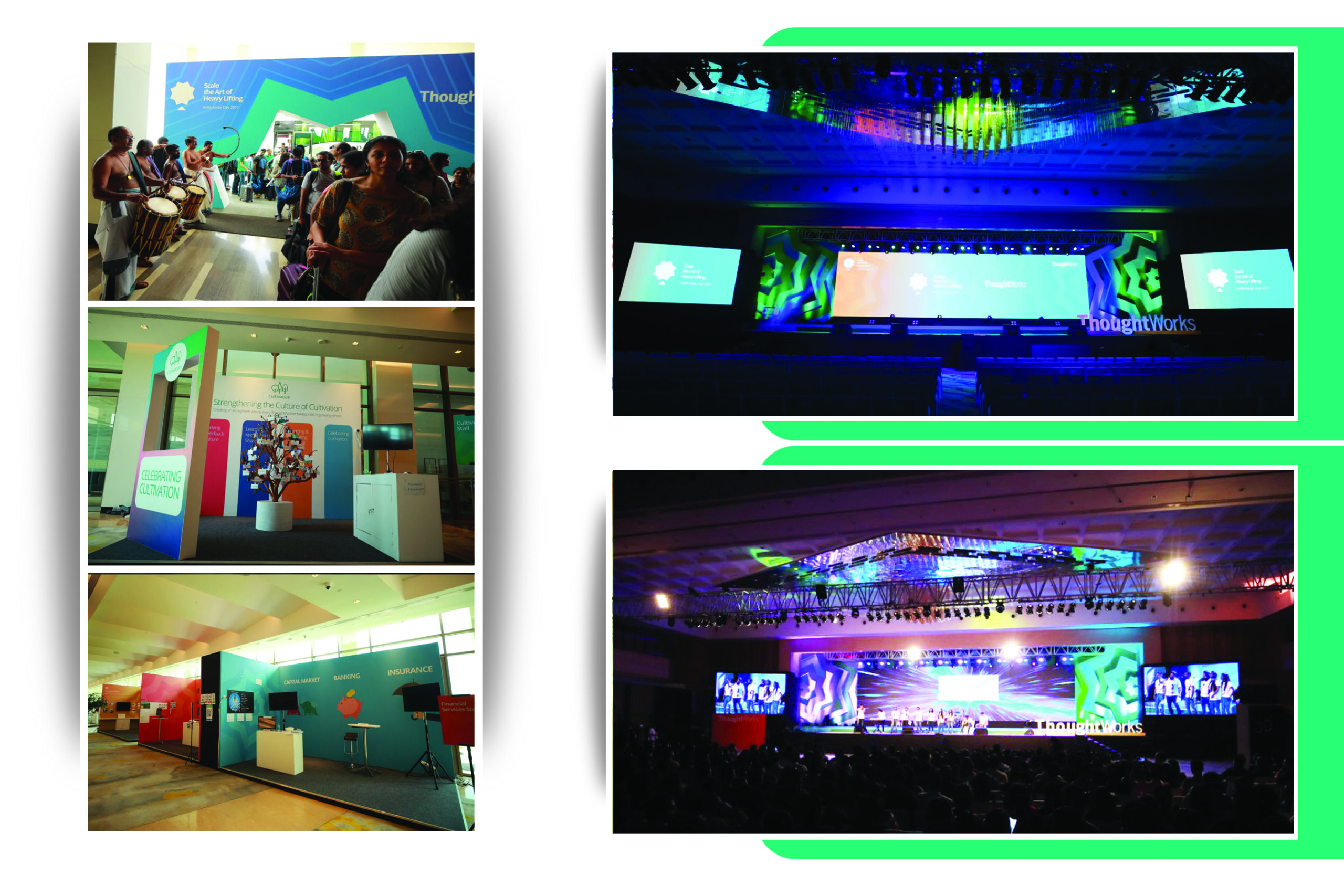 Event fabrication and structure setup in Kochi